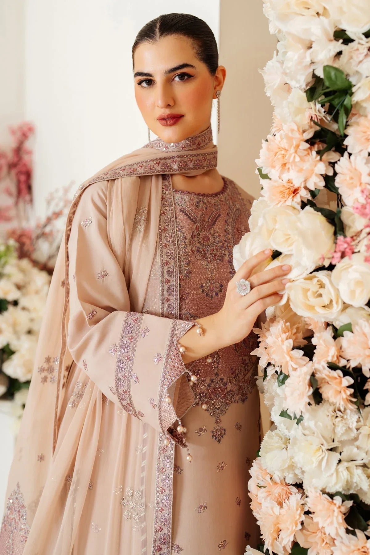Alizeh | Luxury Raw Silk | AF-RS-08-TAFFY - Aqsa Fabrics