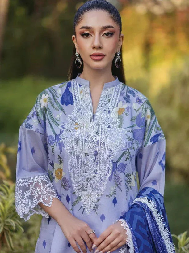 Tahra by Zainab Chottani Embroidered Lawn 3Pc Suit D-06A RAHA - Aqsa Fabrics