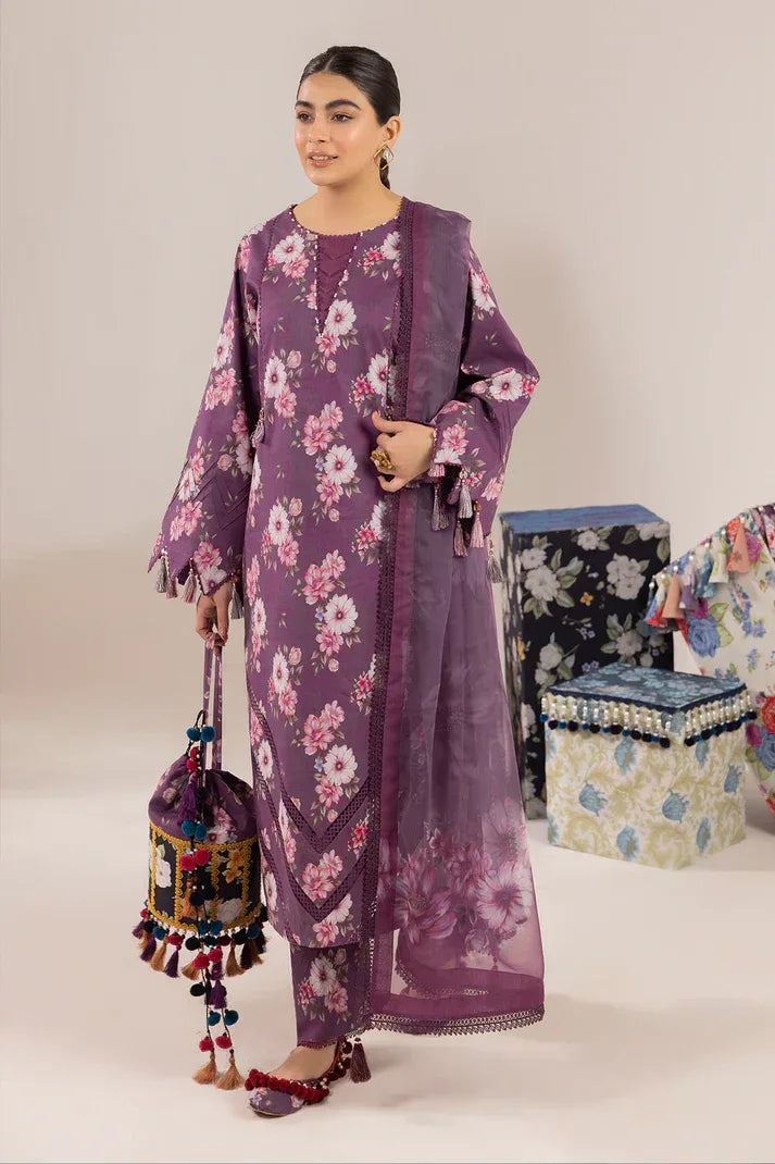 Alizeh | Sheen Lawn Prints 24 | Tulipa - Aqsa Fabrics