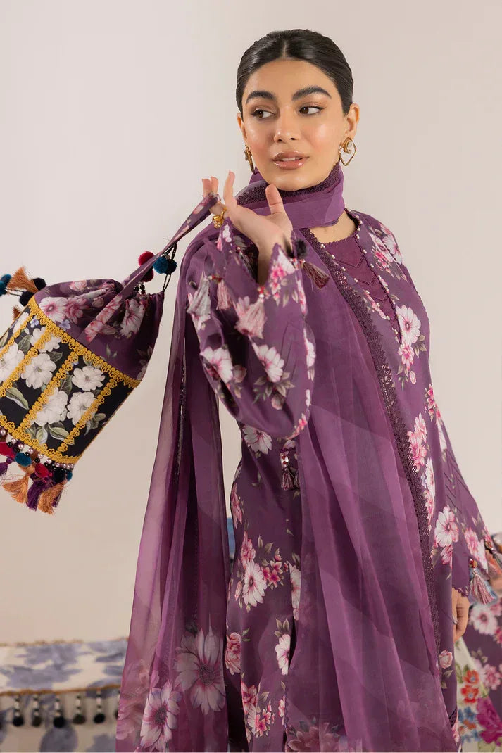 Alizeh | Sheen Lawn Prints 24 | Tulipa - Aqsa Fabrics