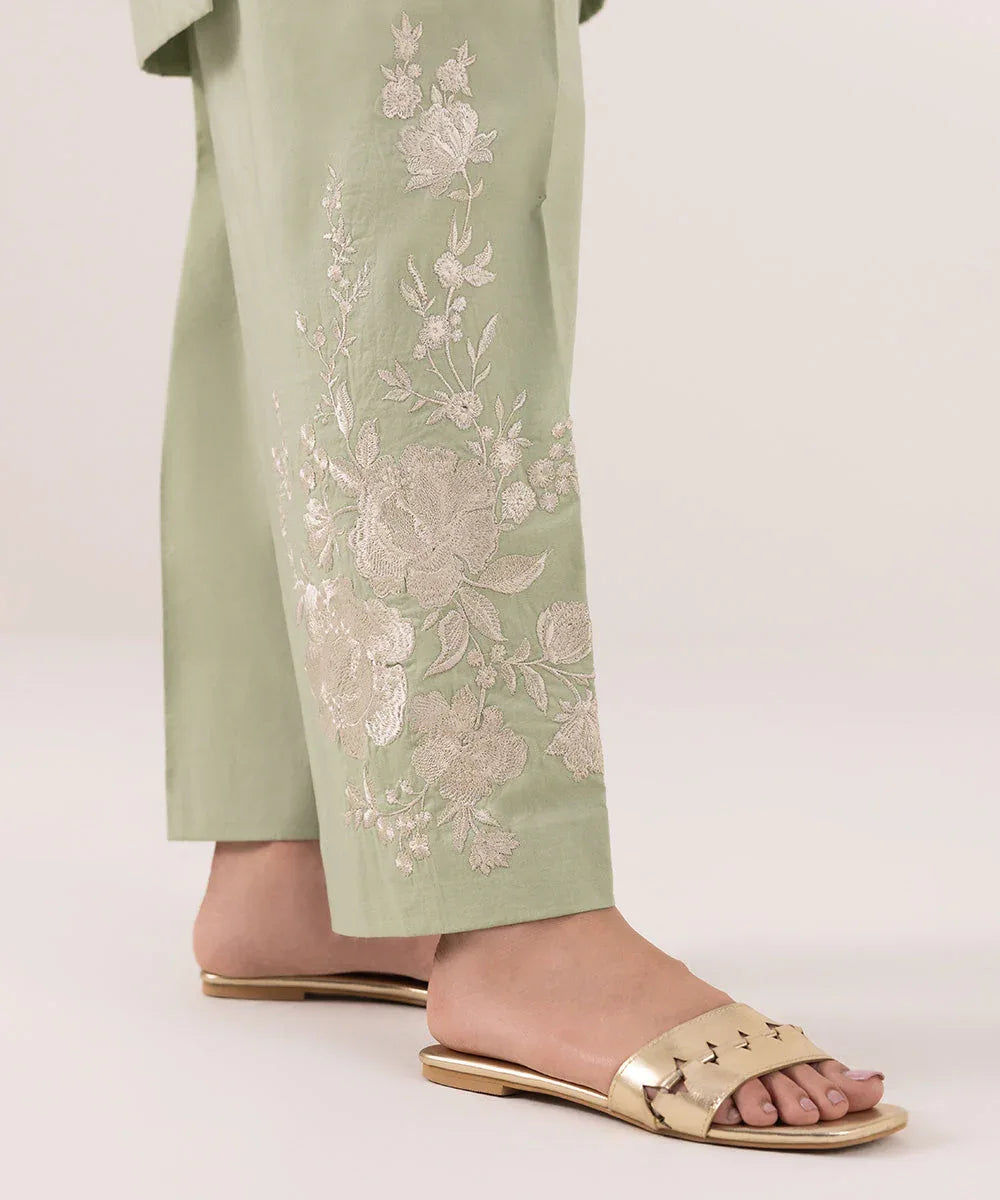 Sapphire | Intermix 2024 | Cambric Suit S-19 - Aqsa Fabrics