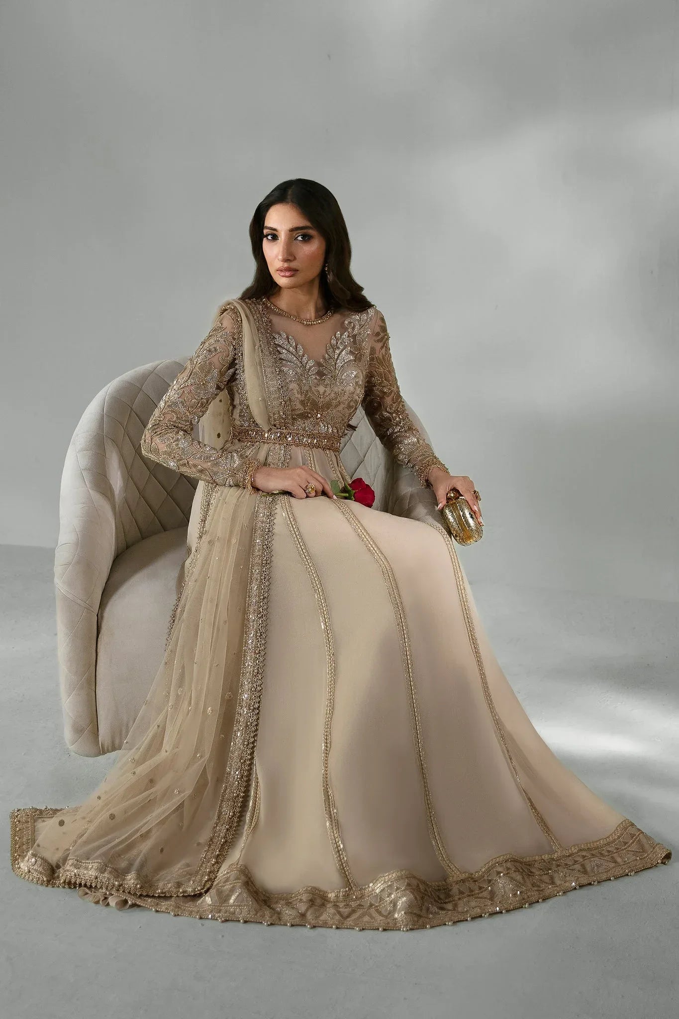 Elan | Pret Crepuscule | NUIT CÉLESTE (EP-21303) - Aqsa Fabrics