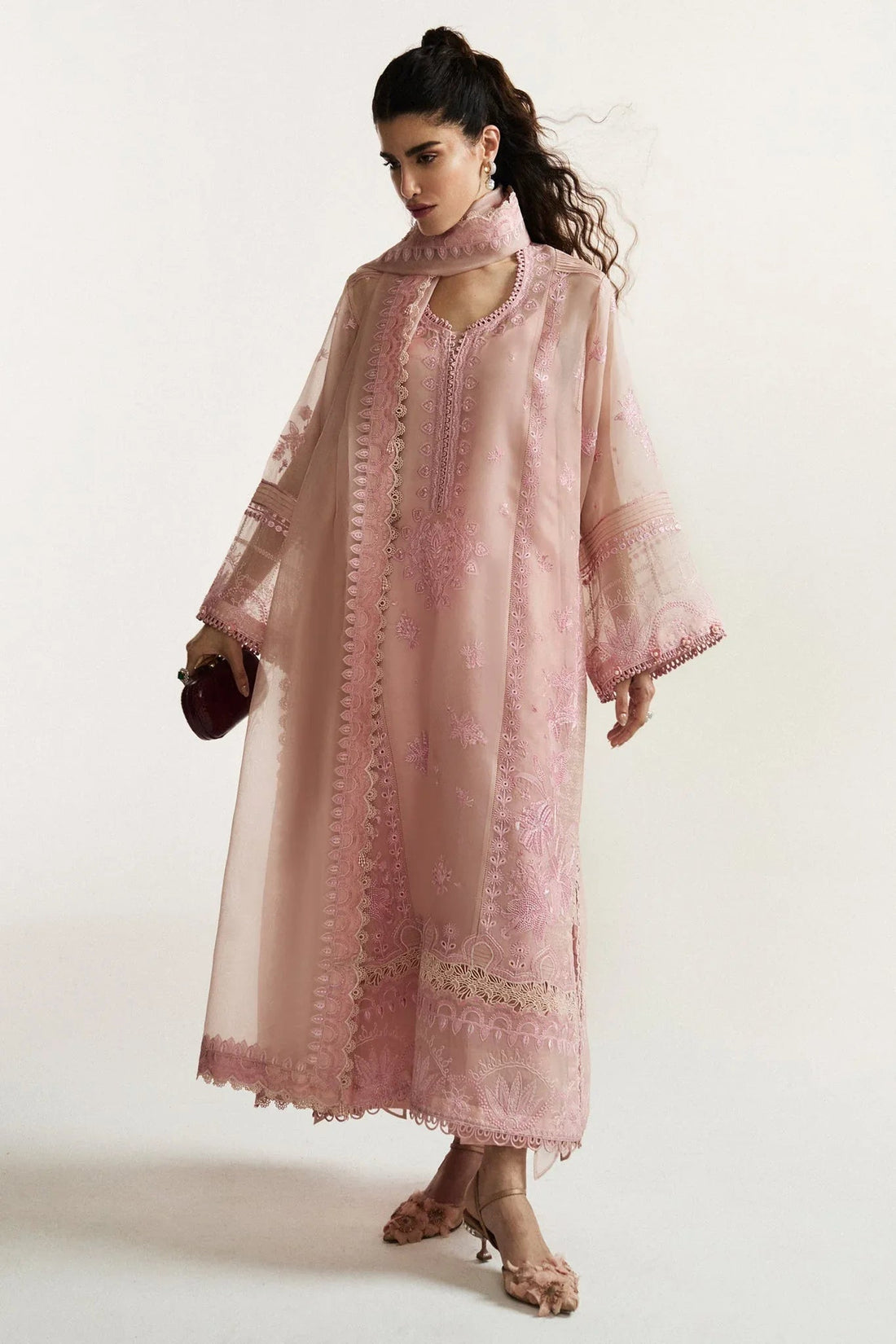 Elan I Vital Ornee I ROSÉA (EV-21354) - Aqsa Fabrics