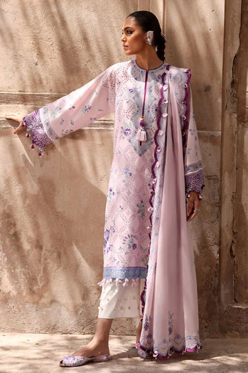 Elan | Luxury Lawn 25 | ALARA (EL25-12 B) - Aqsa Fabrics