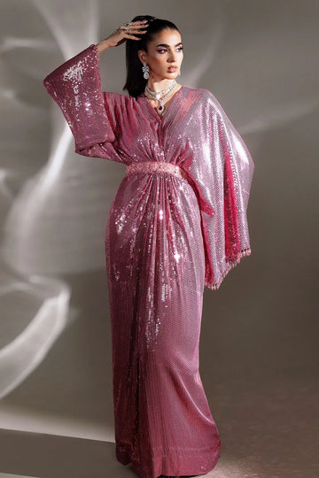 Elan | Lueur Dor | ‘BLUSH PAILLETÉ (EP-21401) - Aqsa Fabrics