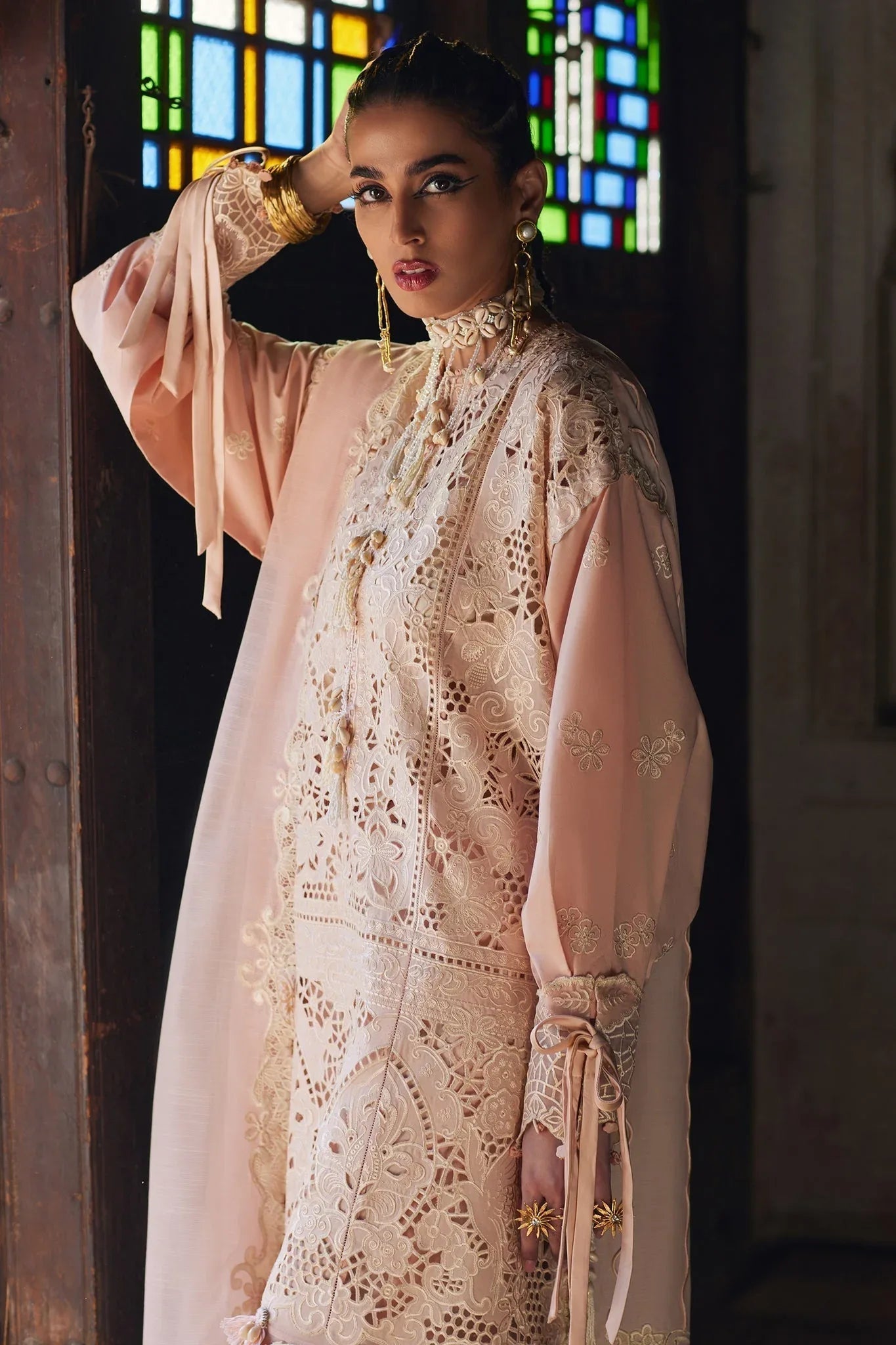 Elan | Luxury Lawn 25 | ISLA (EL25-02 A) - Aqsa Fabrics