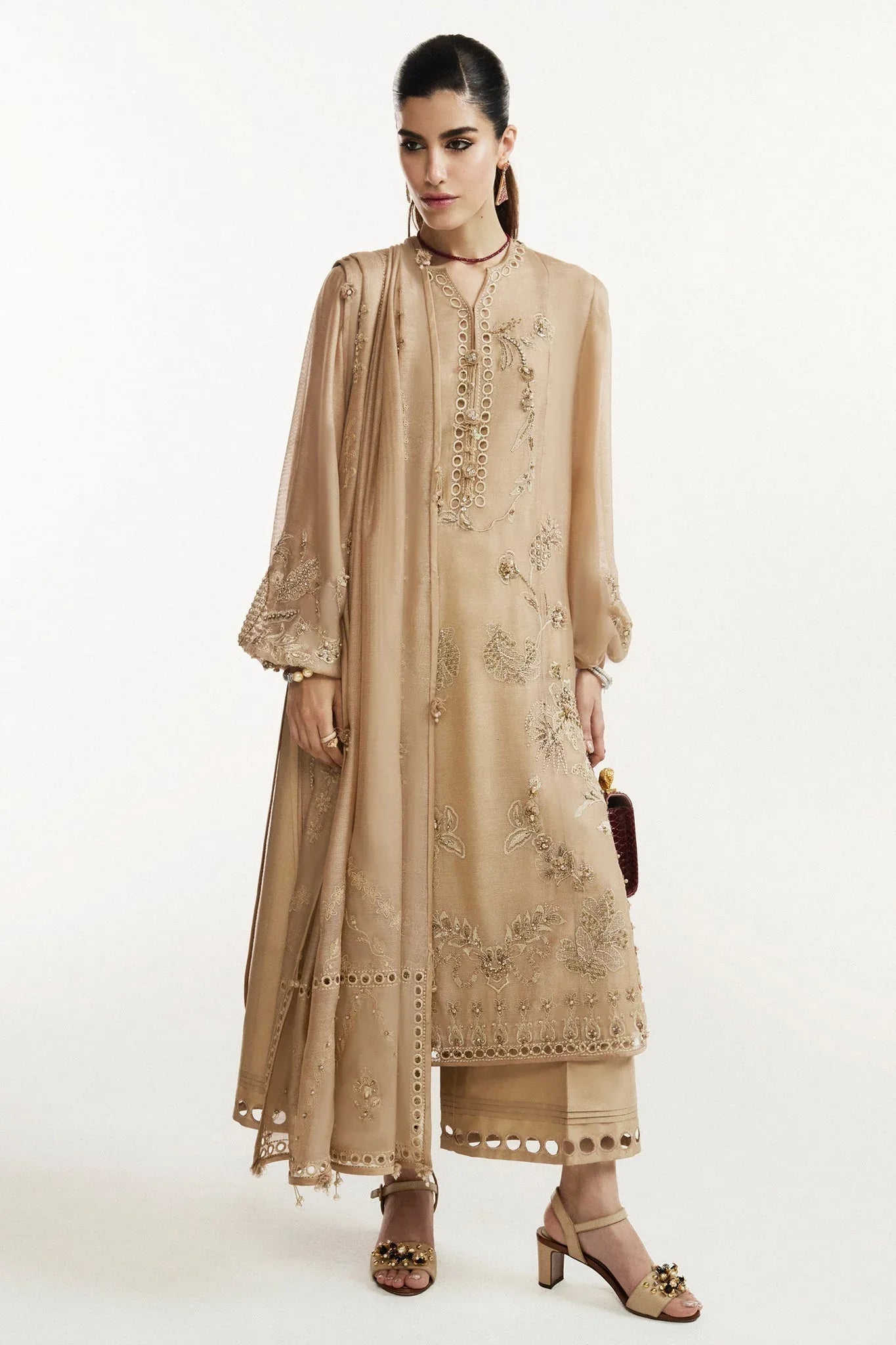 Elan I Vital Ornee I NUIT CÉLESTE (EV-21373) - Aqsa Fabrics