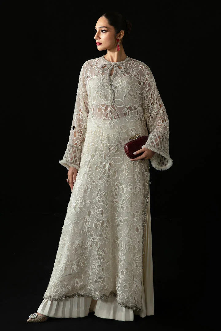 Elan | Pret Crepuscule | VOILE D'ARGENT (EP-21308) - Aqsa Fabrics