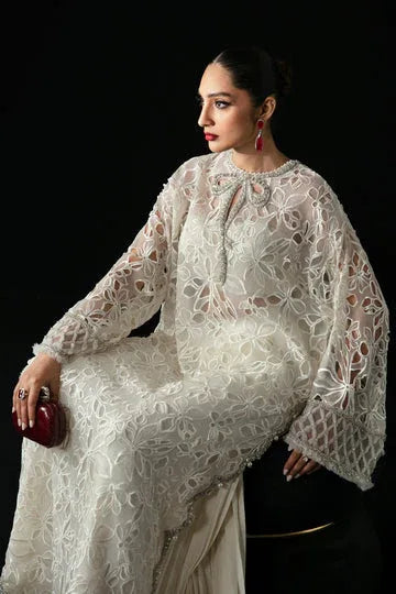 Elan | Pret Crepuscule | VOILE D'ARGENT (EP-21308) - Aqsa Fabrics