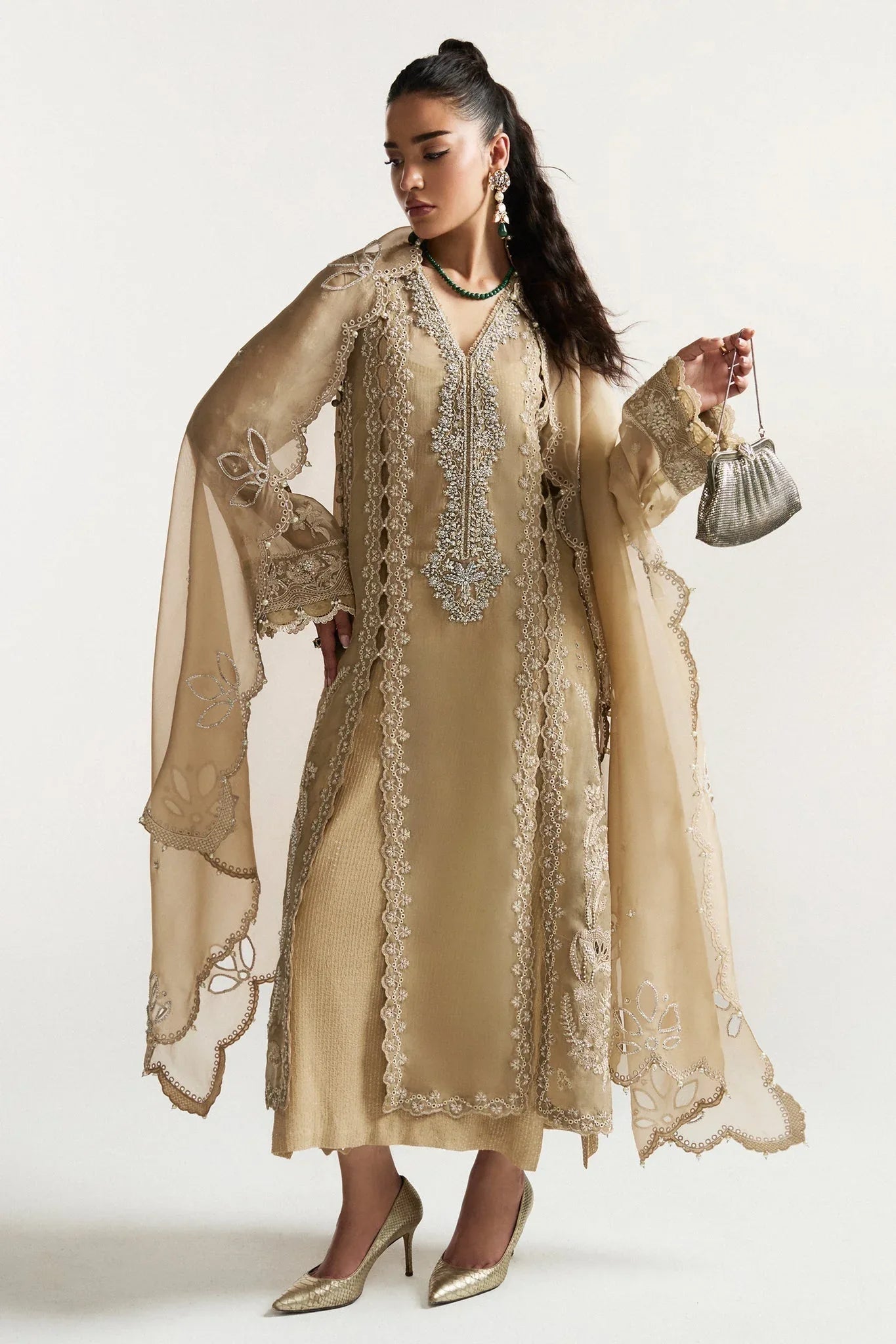 Elan I Vital Ornee I SOLEIL ÉLIXIR (EV-21372) - Aqsa Fabrics