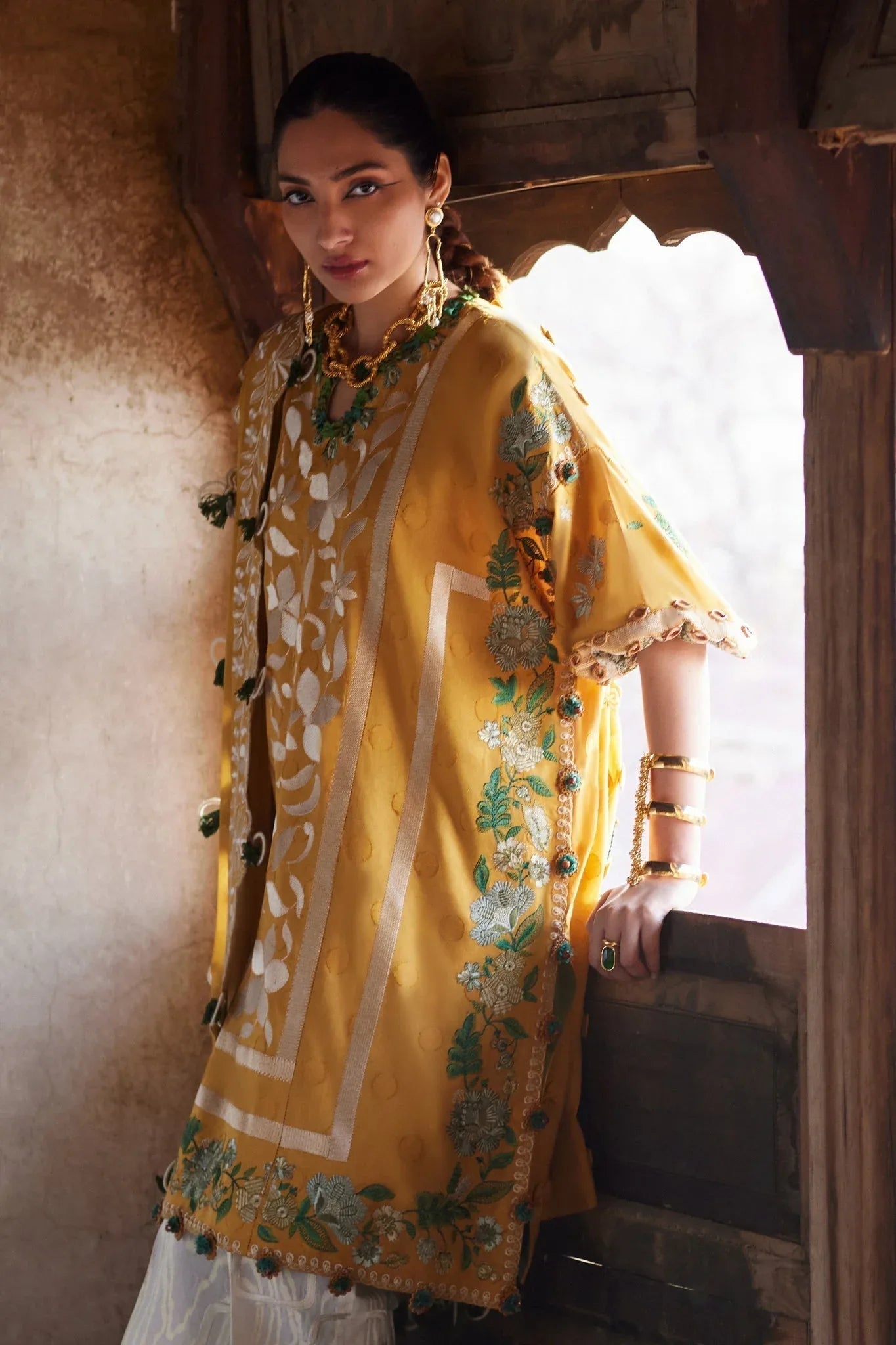 Elan | Luxury Lawn 25 | AURELIA (EL25-08 B) - Aqsa Fabrics