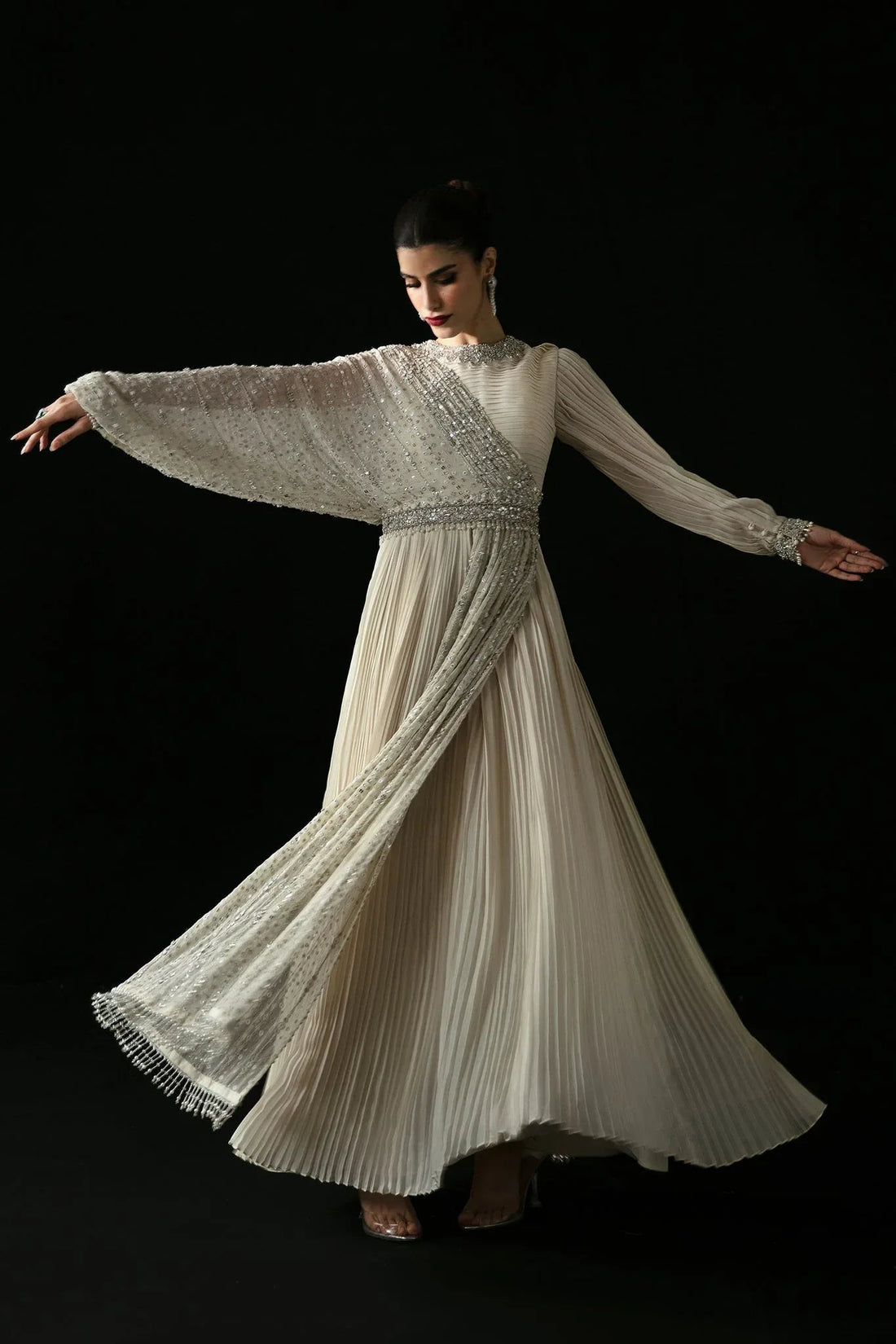 Elan | Pret Crepuscule | CRISTAL DE LUNE (EP-21304) - Aqsa Fabrics
