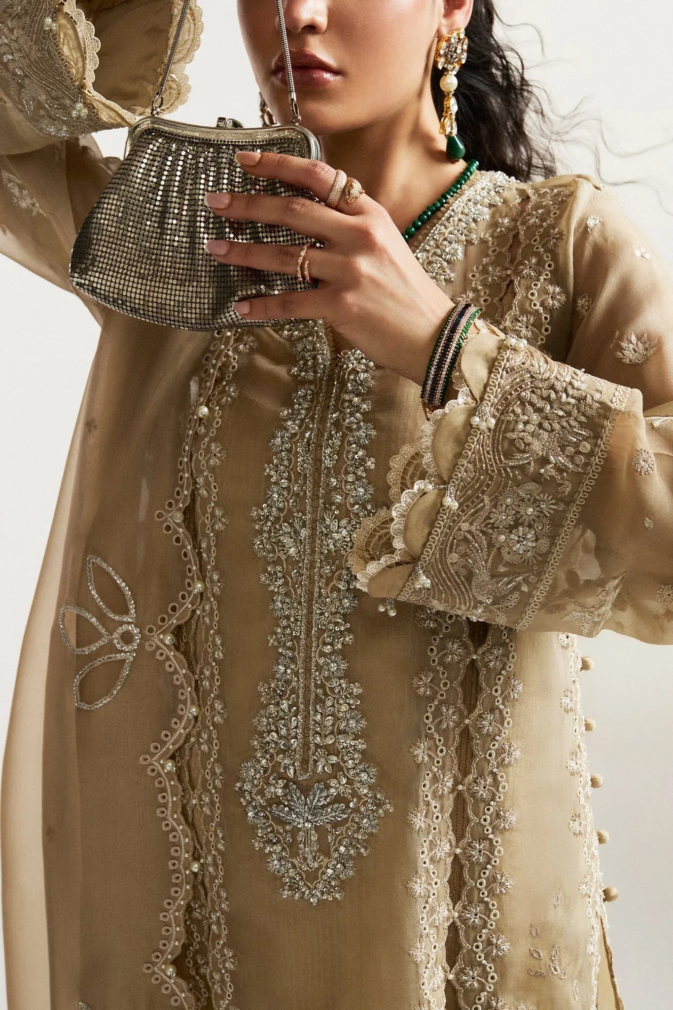 Elan I Vital Ornee I SOLEIL ÉLIXIR (EV-21372) - Aqsa Fabrics