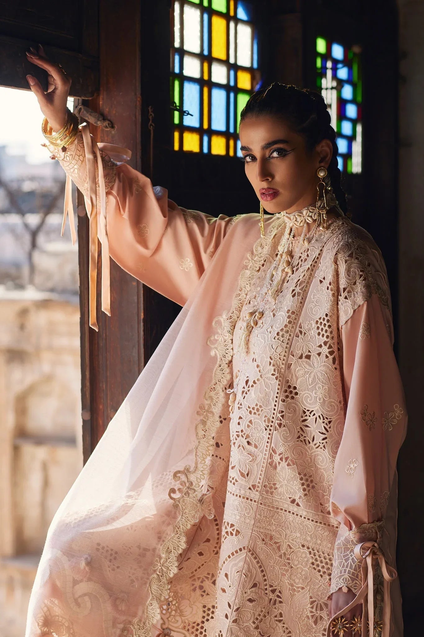 Elan | Luxury Lawn 25 | ISLA (EL25-02 A) - Aqsa Fabrics