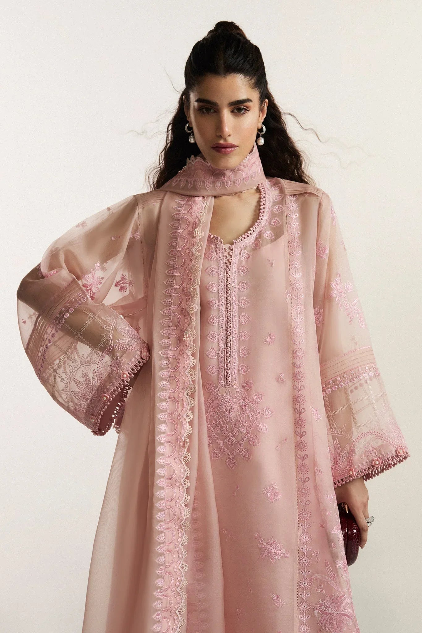 Elan I Vital Ornee I ROSÉA (EV-21354) - Aqsa Fabrics