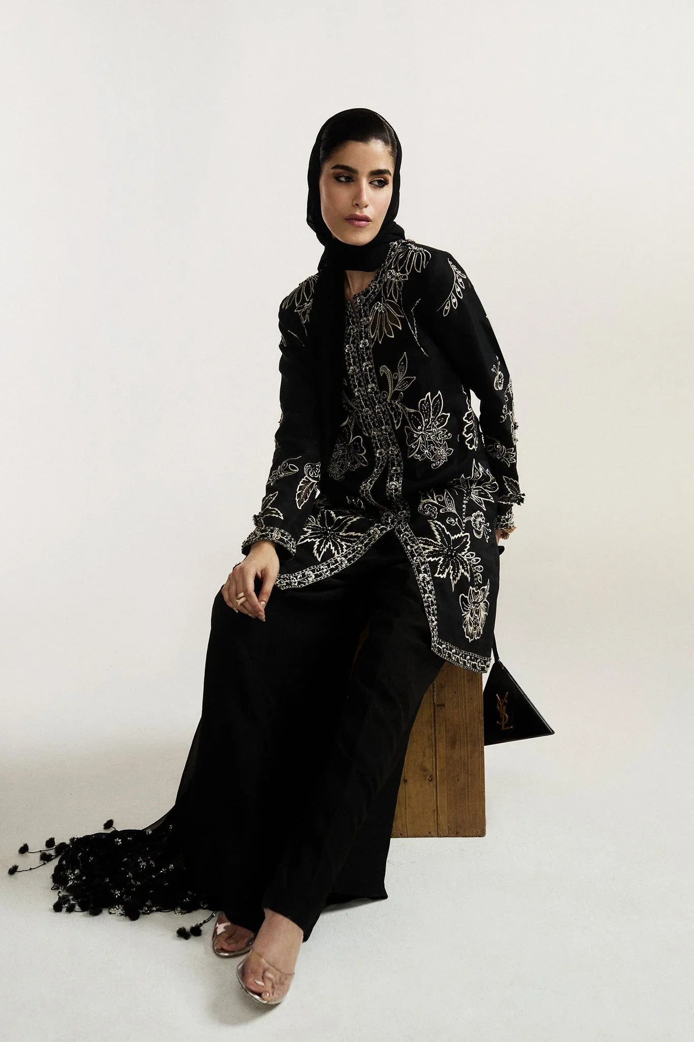 Elan I Vital Ornee I NOCTURNE ÉLITAIRE (EV-21360) - Aqsa Fabrics