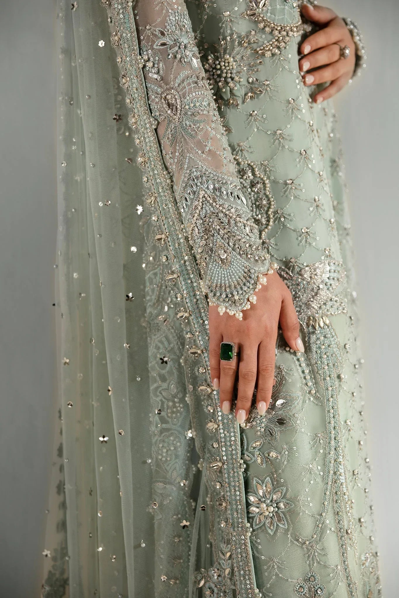 Elan | Pret Crepuscule | RÊVE DE GIVRE (EP-21301) - Aqsa Fabrics