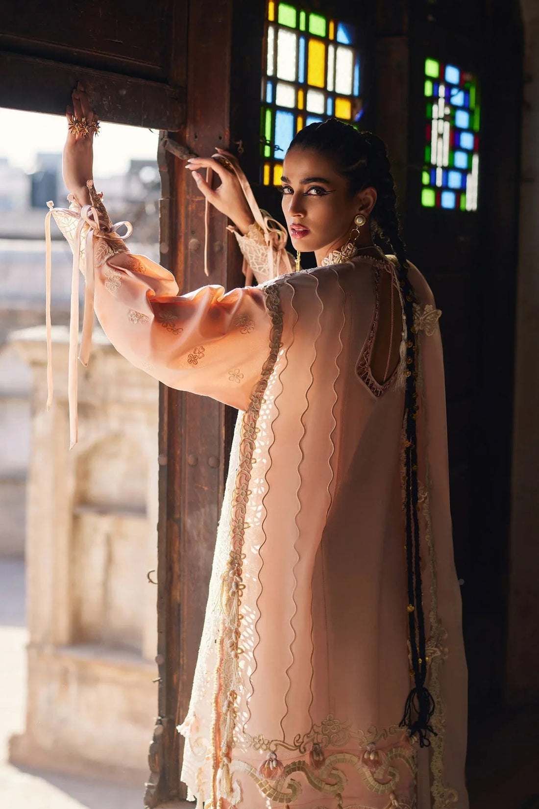 Elan | Luxury Lawn 25 | ISLA (EL25-02 A) - Aqsa Fabrics