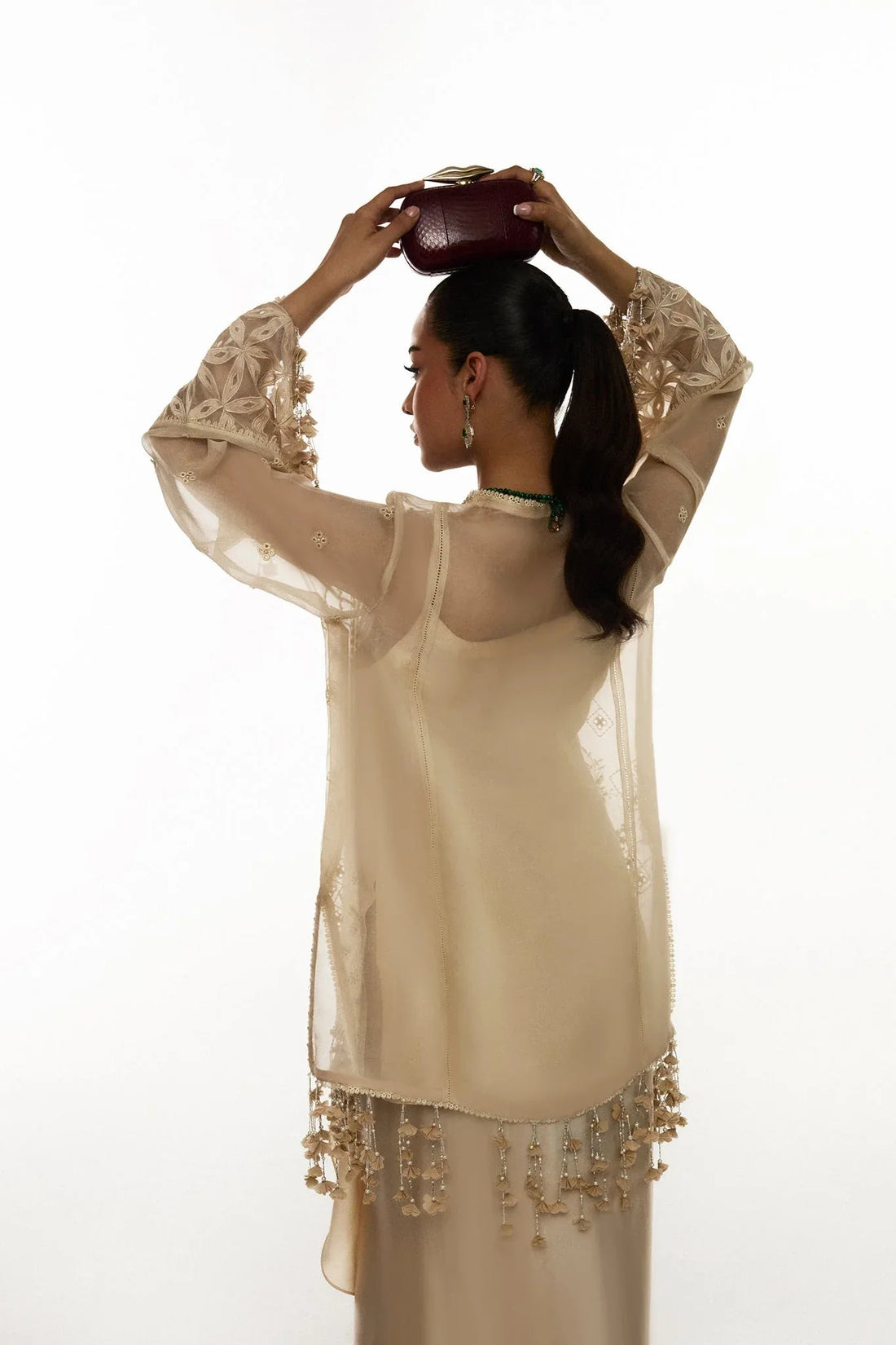 Elan I Vital Ornee I SOLENNE D'OR (EV-21356) - Aqsa Fabrics