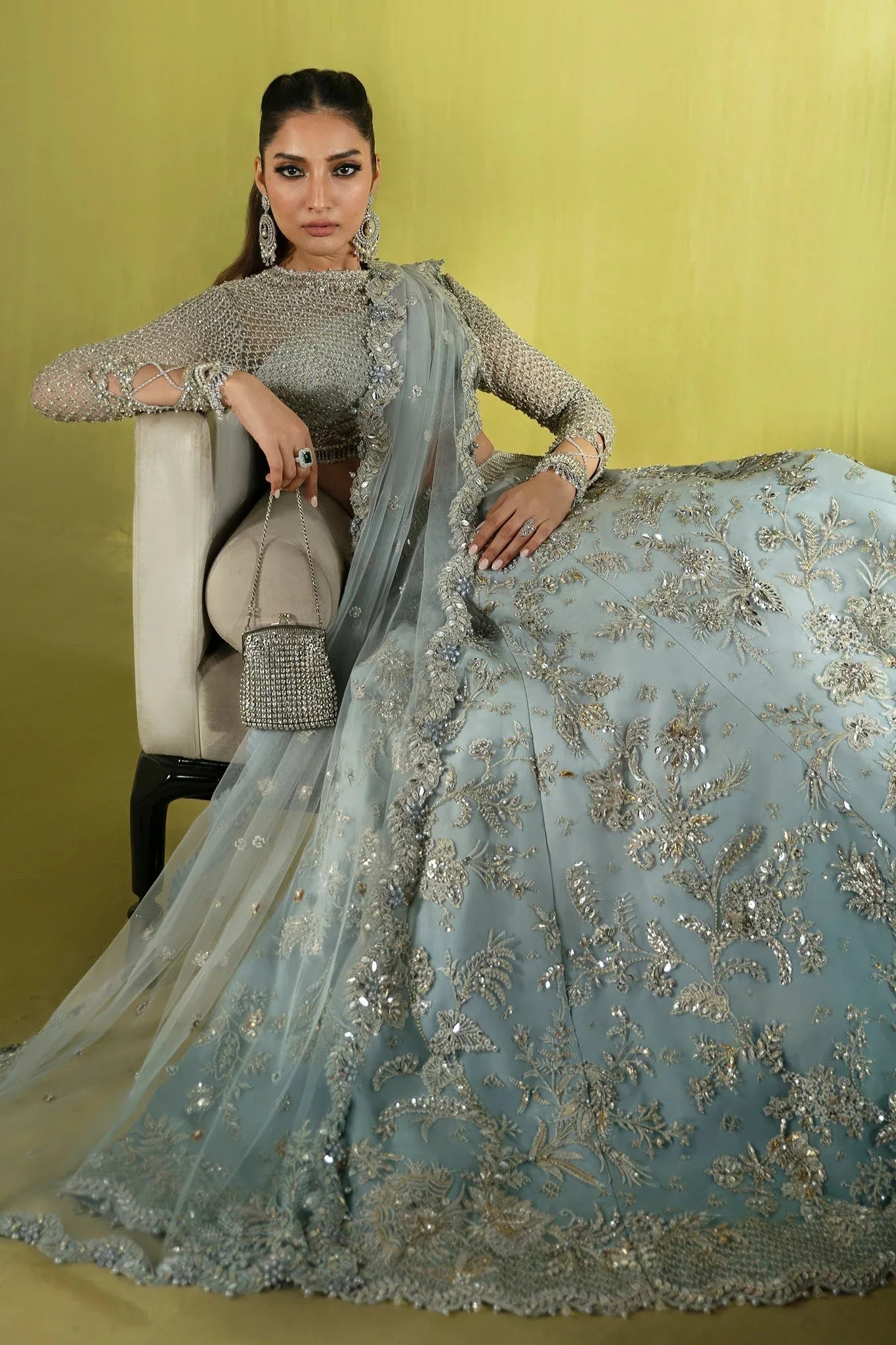 Elan | Pret Crepuscule | CRISTAL D’AUBE (EP-21305) - Aqsa Fabrics