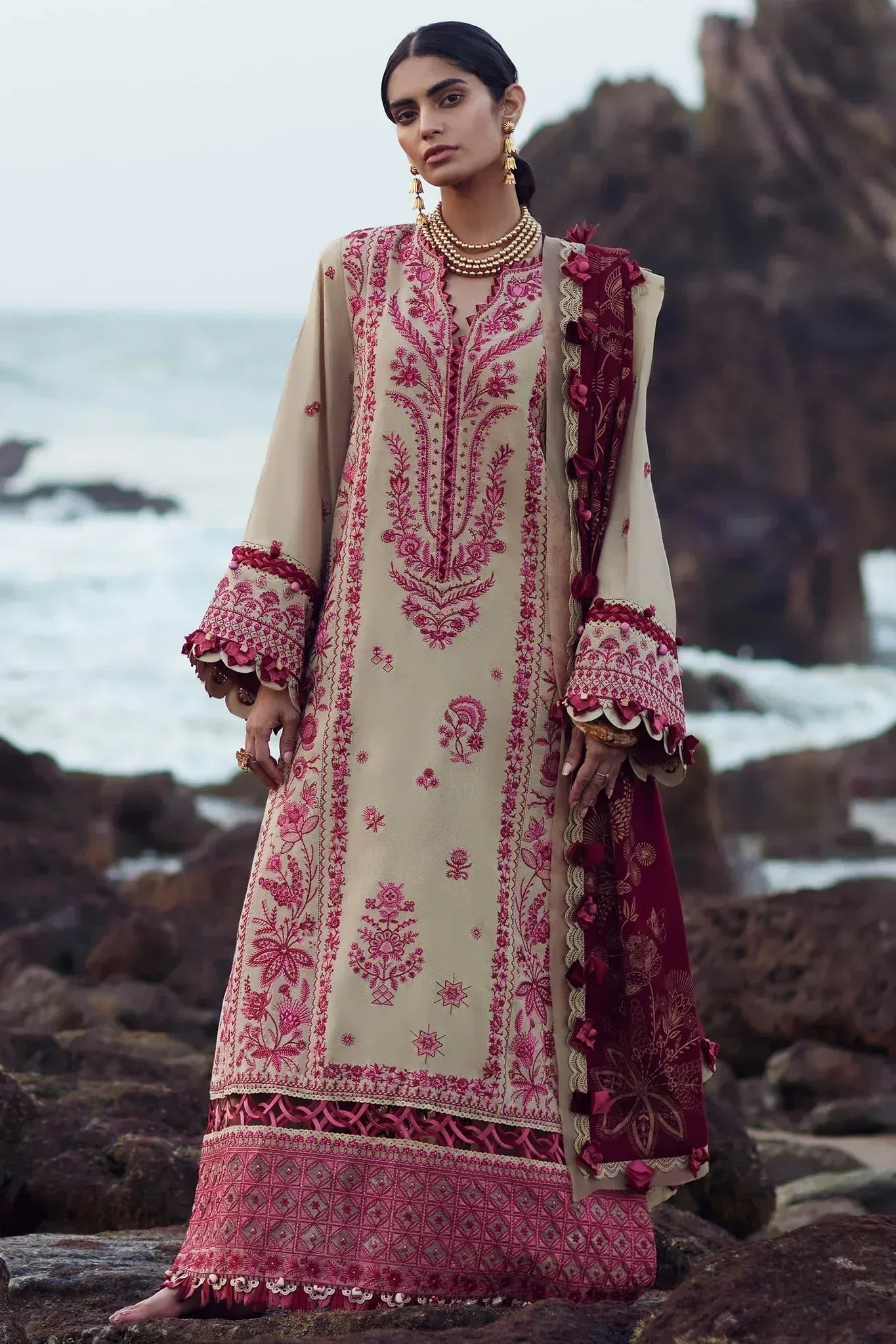 Elan | Winter 23 | LARAH (EW23-02) - Aqsa Fabrics