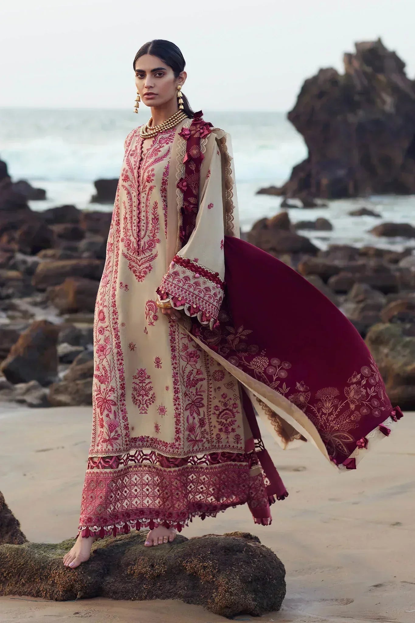 Elan | Winter 23 | LARAH (EW23-02) - Aqsa Fabrics