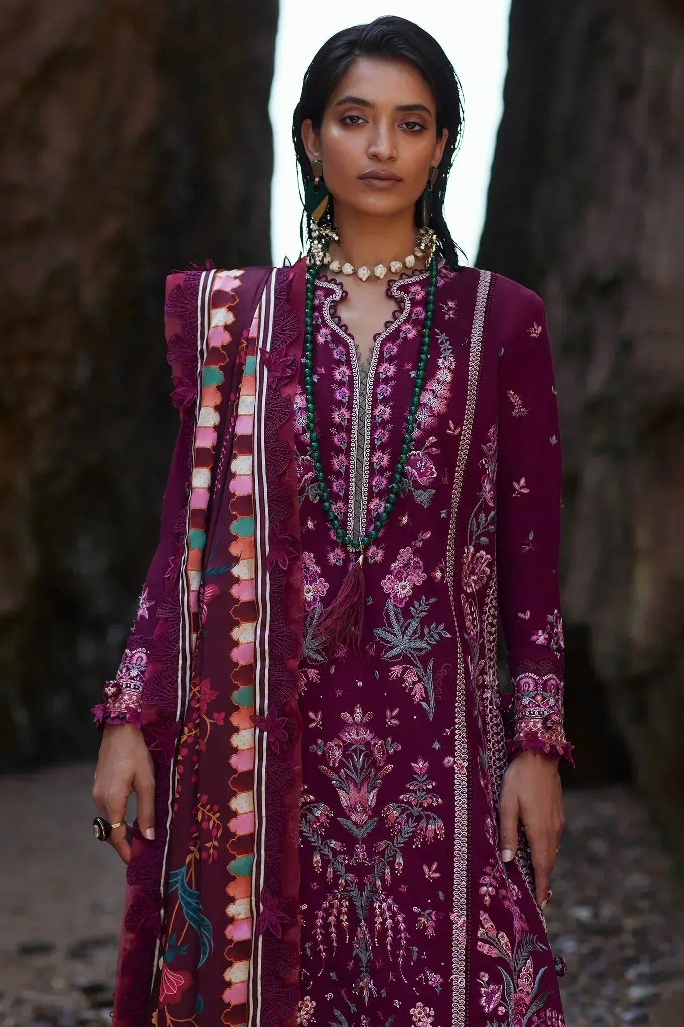 Elan | Winter 23 | ELNAZ (EW23-05) - Aqsa Fabrics