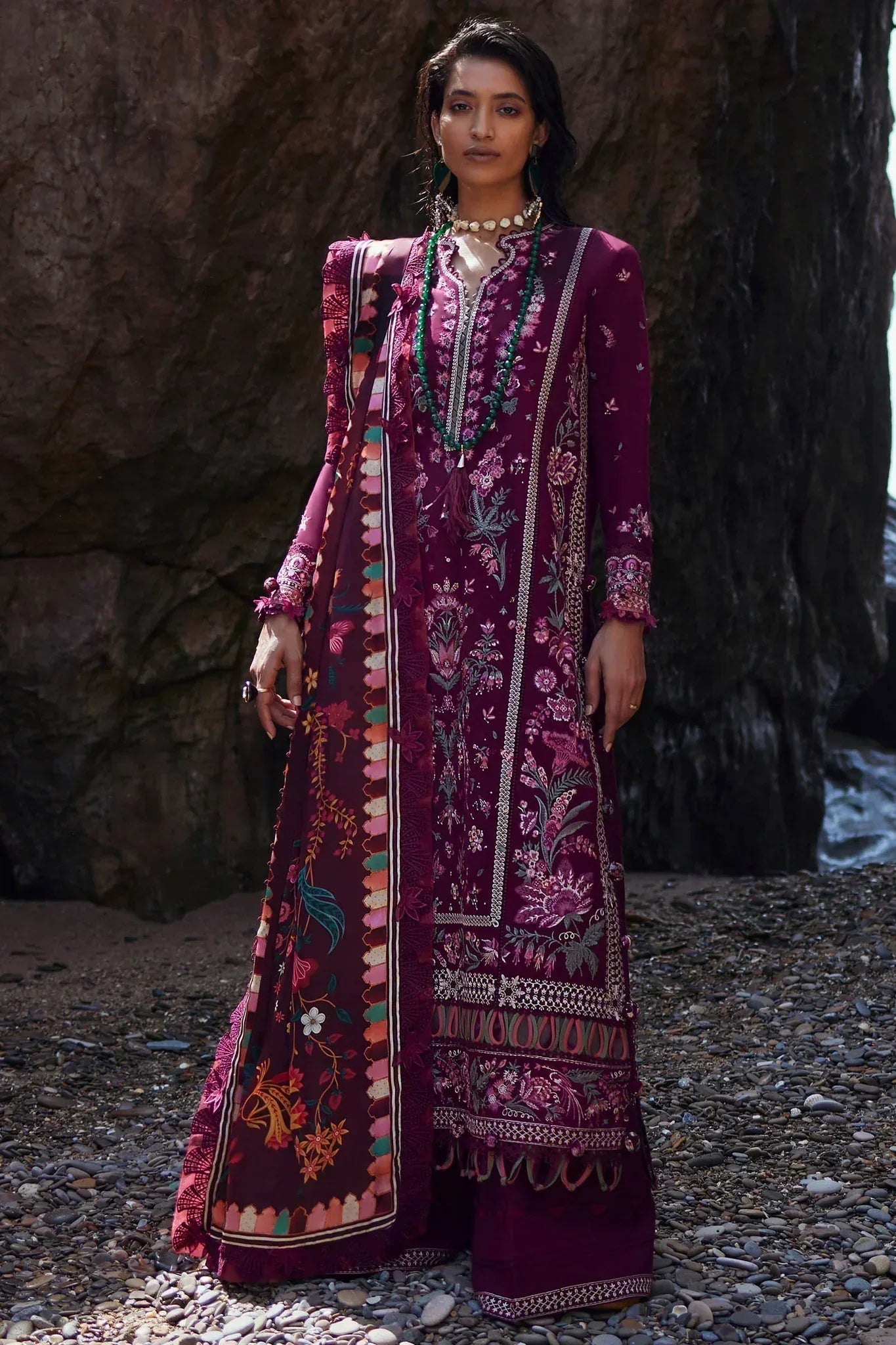 Elan | Winter 23 | ELNAZ (EW23-05) - Aqsa Fabrics