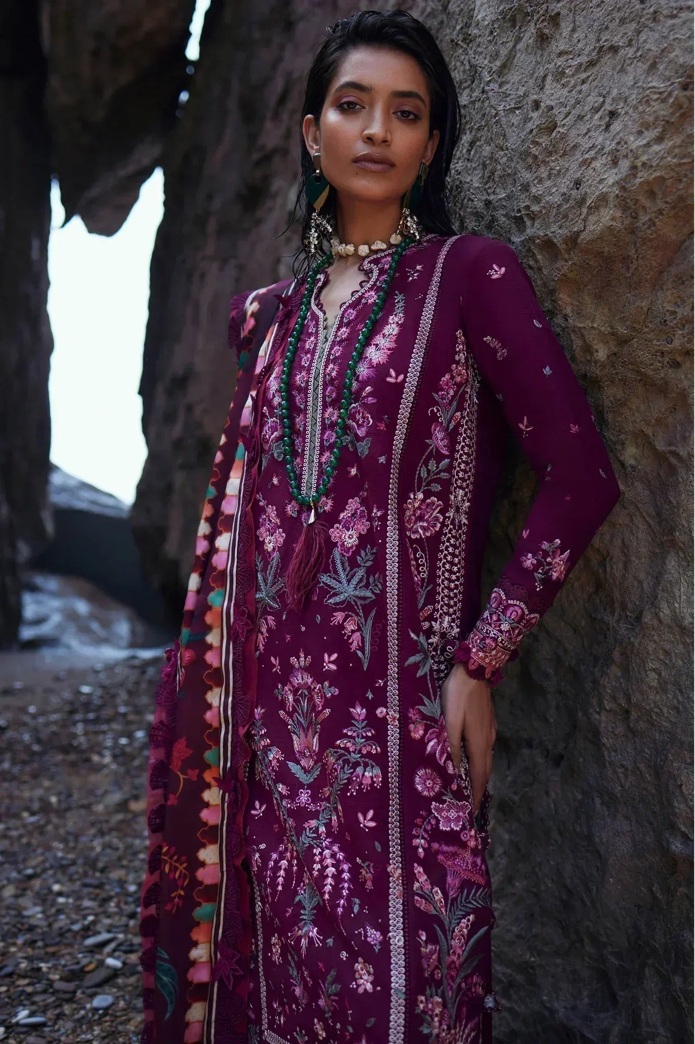 Elan | Winter 23 | ELNAZ (EW23-05) - Aqsa Fabrics