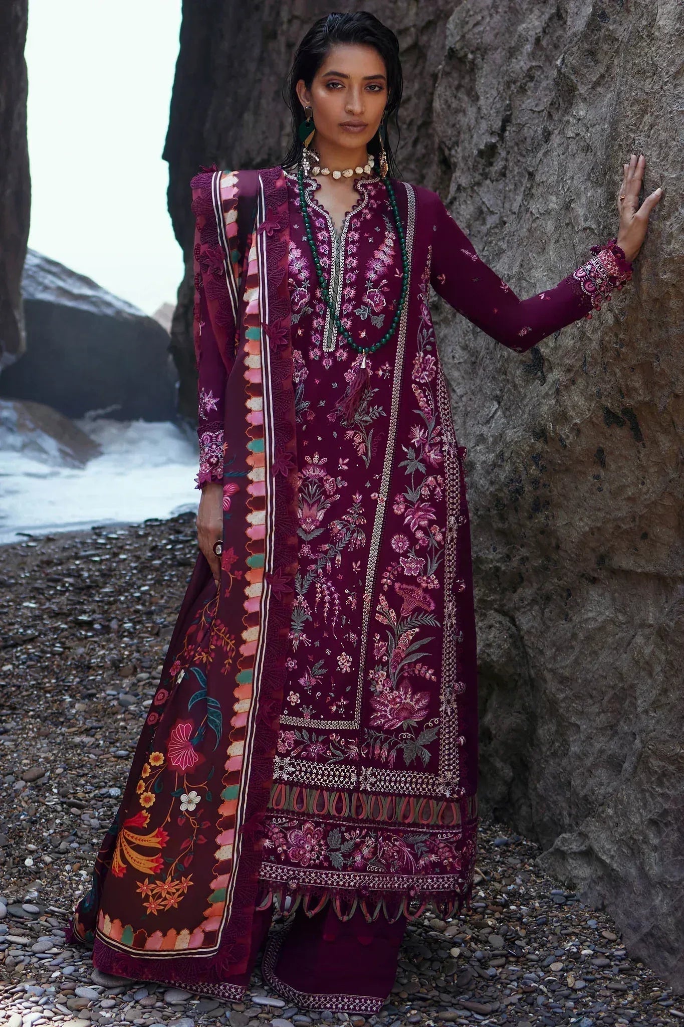 Elan | Winter 23 | ELNAZ (EW23-05) - Aqsa Fabrics