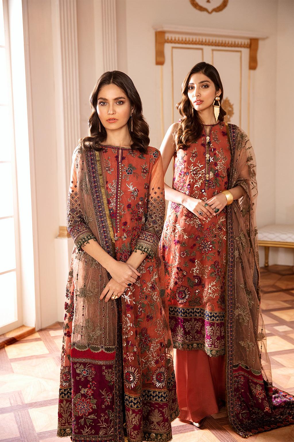 EMBROIDERED NET CH07-03 STITCHED