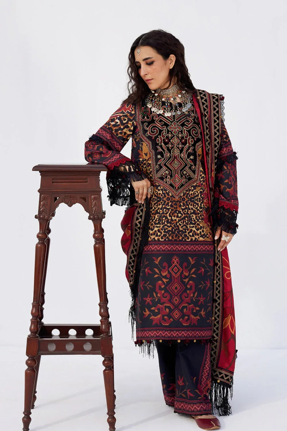 Saira Rizwan | Winter Khaddar 25 | NAZ-SRW25-09 - Aqsa Fabrics