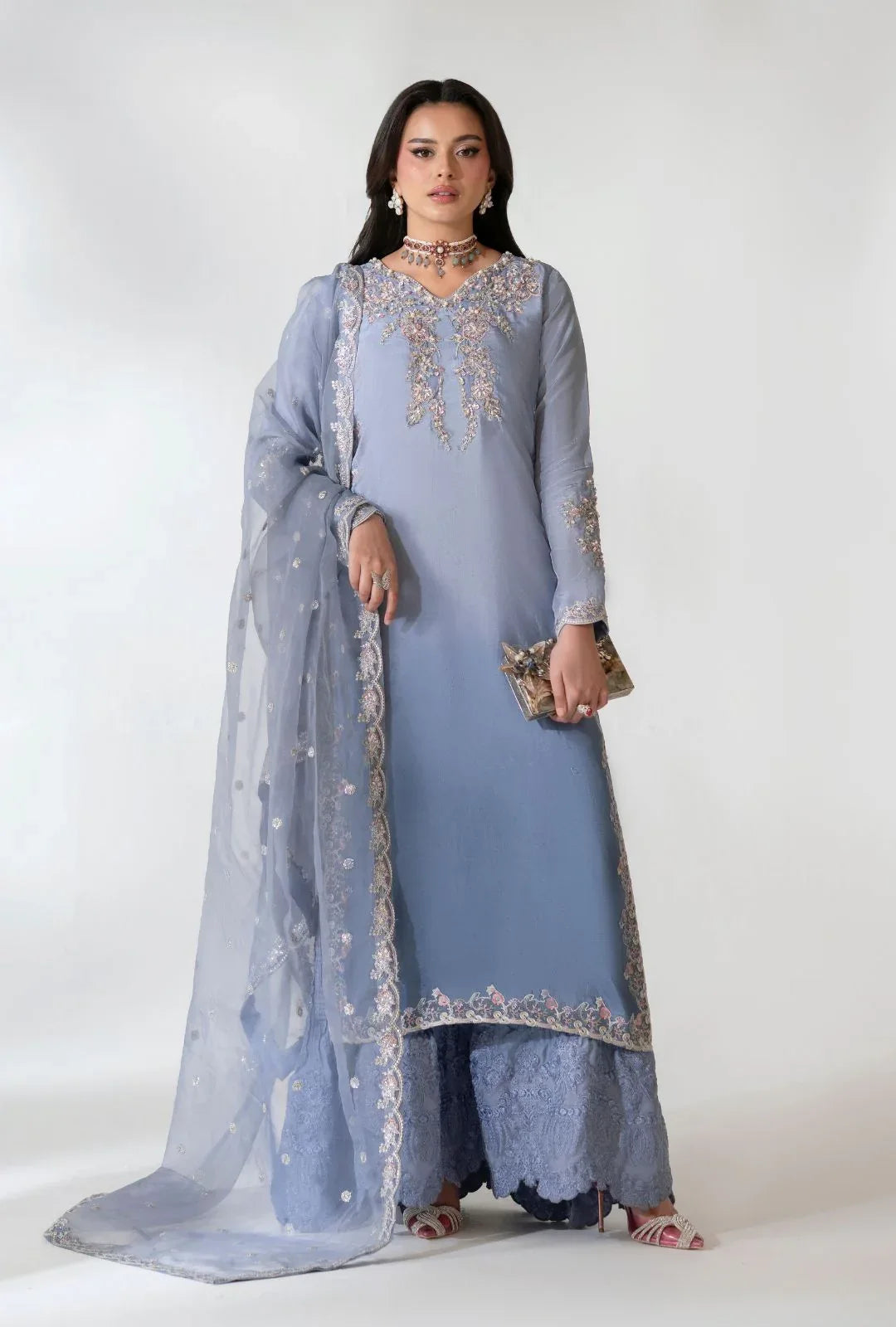 AJR Couture | Luxe Pret 25 |  Drape Divine - Aqsa Fabrics