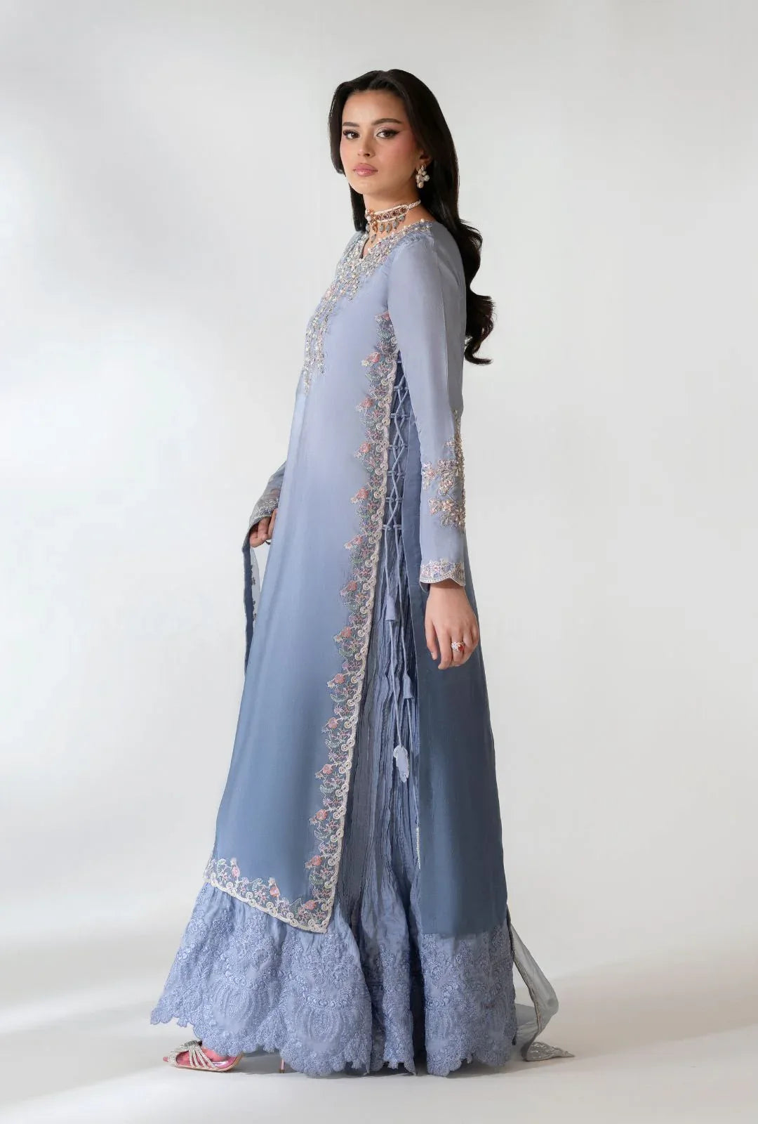 AJR Couture | Luxe Pret 25 |  Drape Divine - Aqsa Fabrics