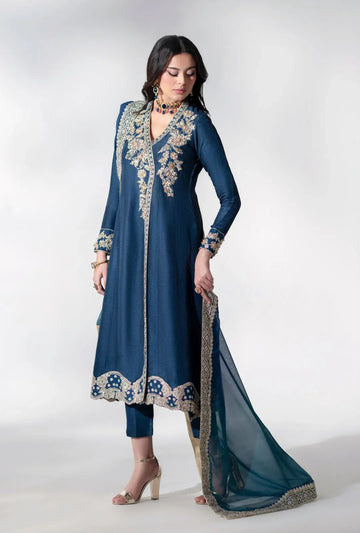 AJR Couture | Luxe Pret 25 |  Oasis Orient - Aqsa Fabrics
