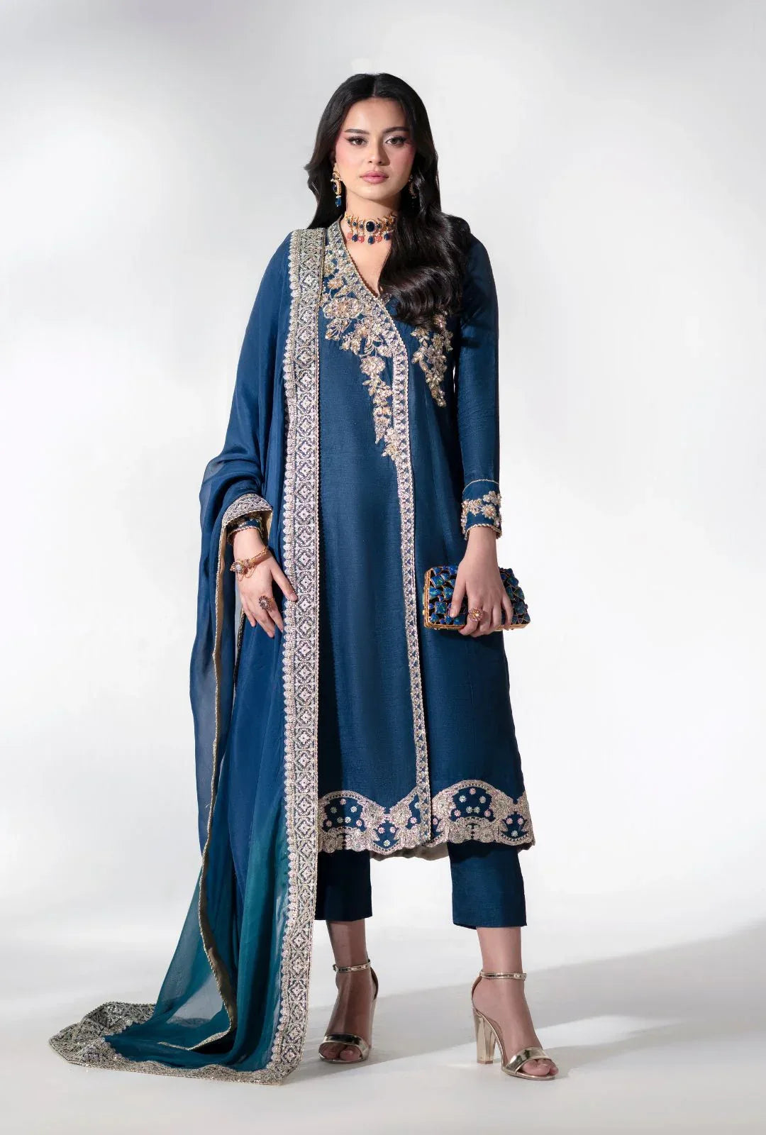 AJR Couture | Luxe Pret 25 |  Oasis Orient - Aqsa Fabrics