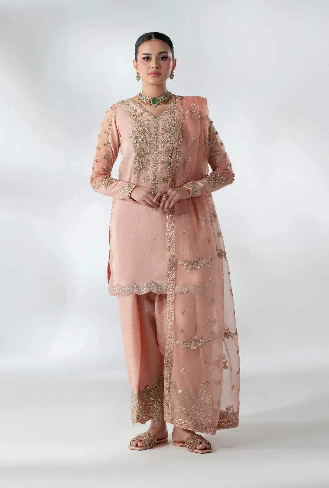 AJR Couture | Luxe Pret 25 |  Ankara Allure - Aqsa Fabrics