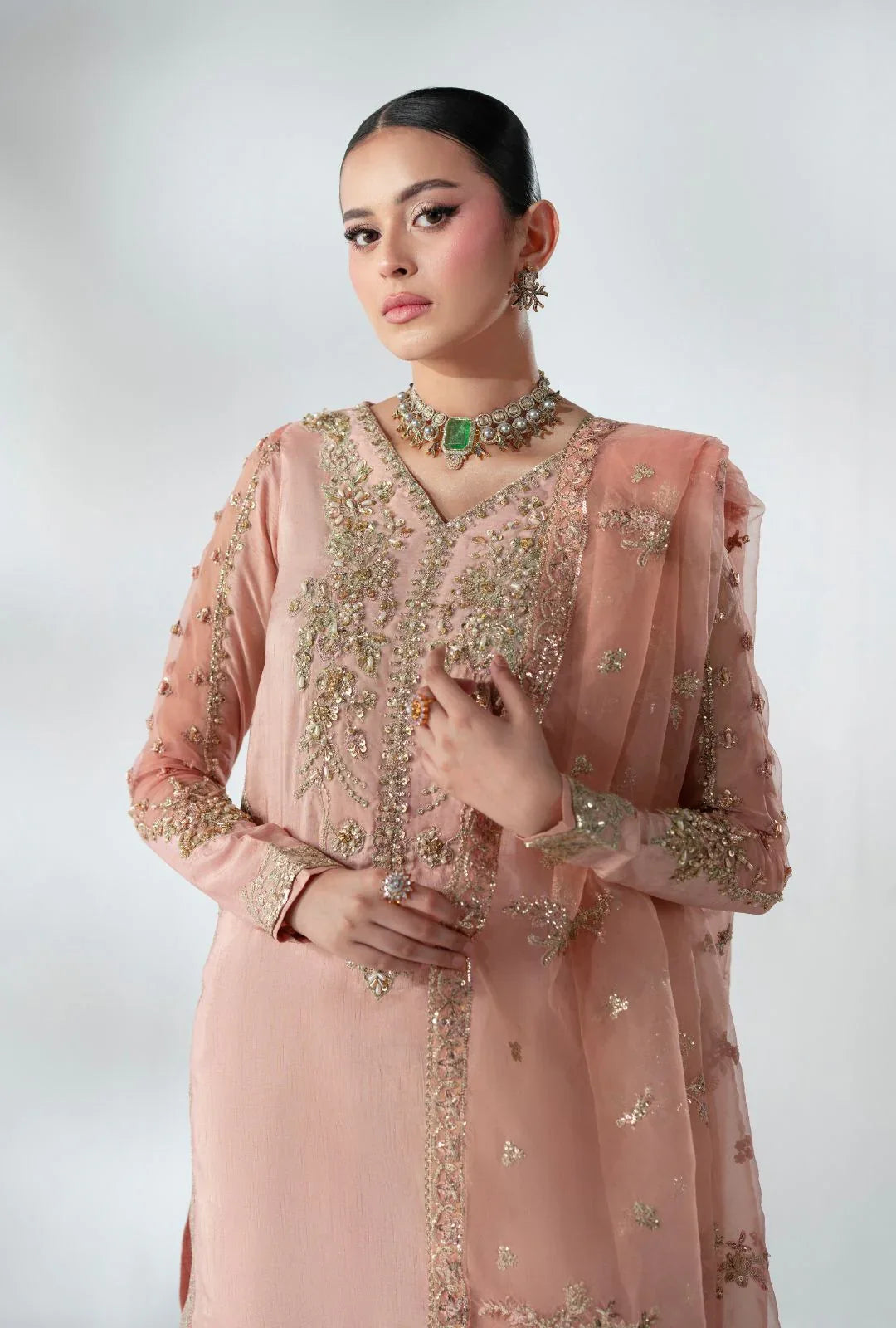 AJR Couture | Luxe Pret 25 |  Ankara Allure - Aqsa Fabrics