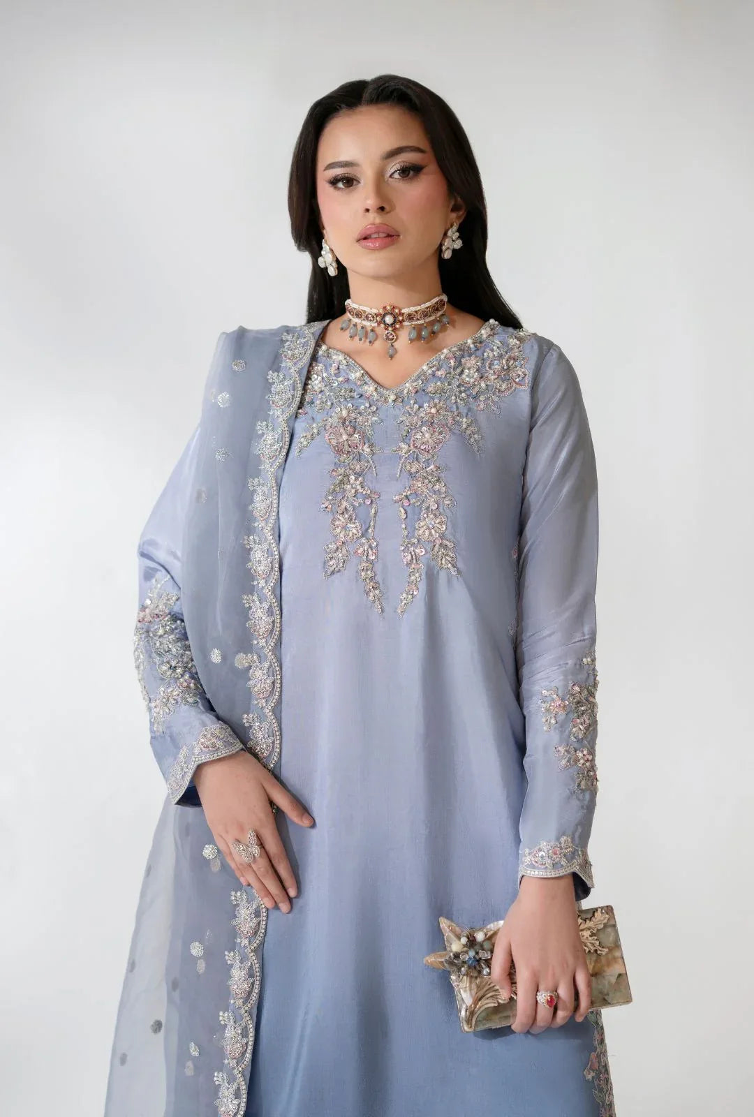 AJR Couture | Luxe Pret 25 |  Drape Divine - Aqsa Fabrics