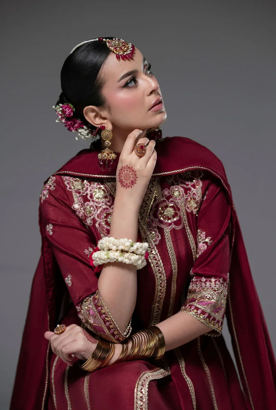 AJR Couture | Luxe Pret 25 |  Ruby Raffia - Aqsa Fabrics