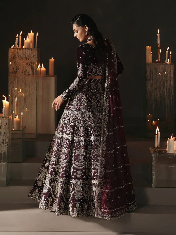 Gulaal | Marais Velvet | CALIRA - Aqsa Fabrics