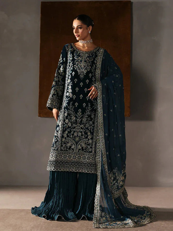 Gulaal | Marais Velvet | MORENA - Aqsa Fabrics