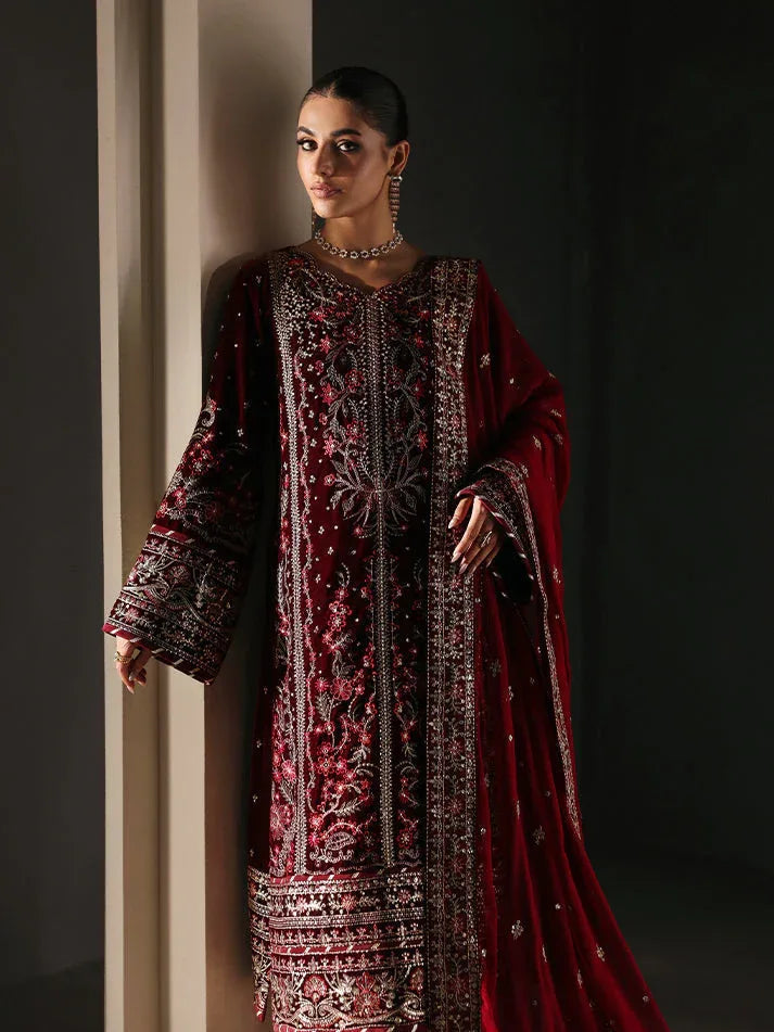 Gulaal | Marais Velvet | VELA - Aqsa Fabrics