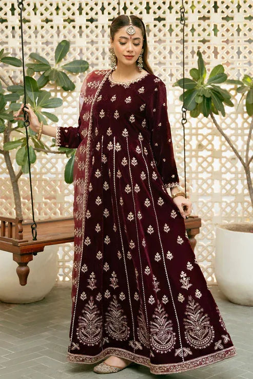 Declare | Velvet Collection 24 |  V1007 - Aqsa Fabrics