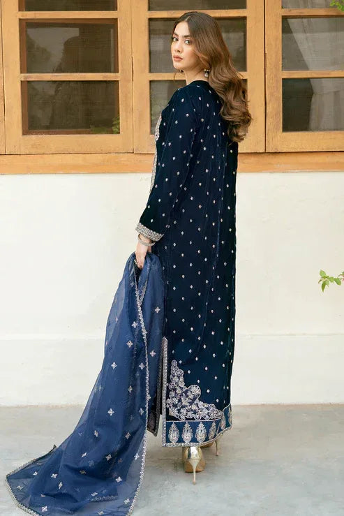 Declare | Velvet Collection 24 |  V1009 - Aqsa Fabrics