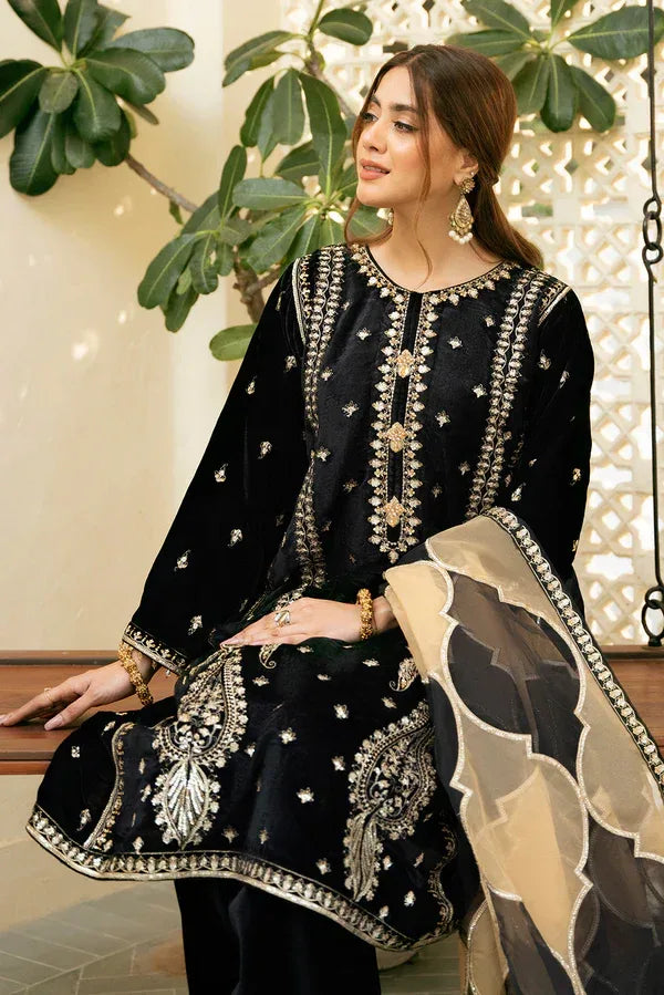 Declare | Velvet Collection 24 |  V1010 - Aqsa Fabrics