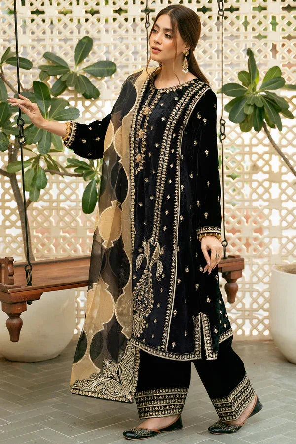 Declare | Velvet Collection 24 |  V1010 - Aqsa Fabrics
