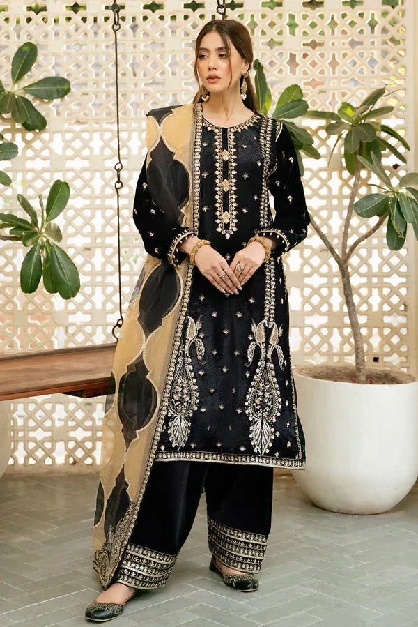 Declare | Velvet Collection 24 |  V1010 - Aqsa Fabrics