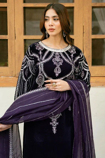 Declare | Velvet Collection 24 | V1011 - Aqsa Fabrics