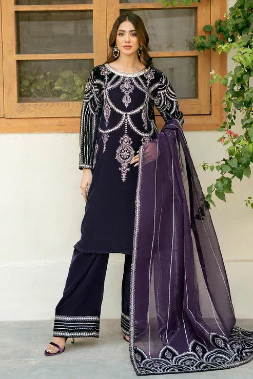 Declare | Velvet Collection 24 | V1011 - Aqsa Fabrics